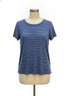 Talbots · ShortSleeve Top · Small · Blue, Pink Floral