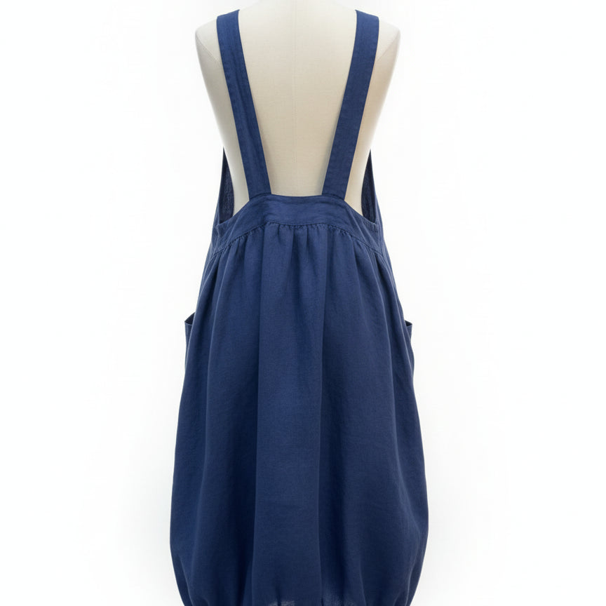 TCR · Overall's Style w/ Balloon Hem · Medium · Navy