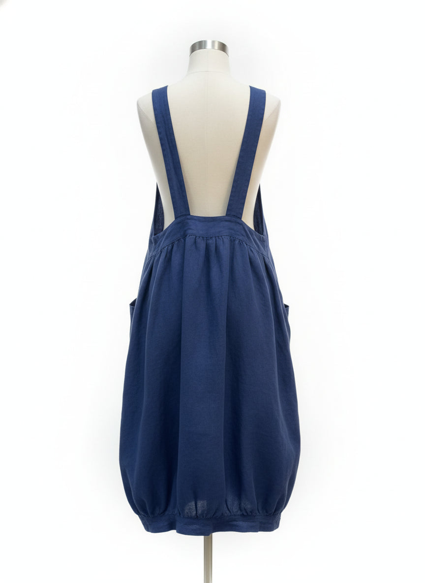 TCR · Overall's Style w/ Balloon Hem · Medium · Navy