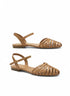 Talbots · Ansly Fisherman Sandals · 7 · Tan Leather