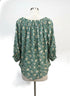 Sundance · Pleated Top · Small · Green, Yellow, White Floral