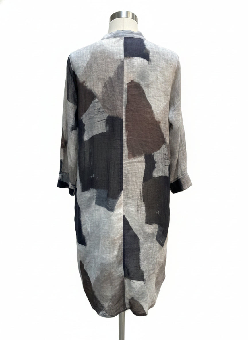 BananaBlue · Dress/Duster · Large · GrayMulti