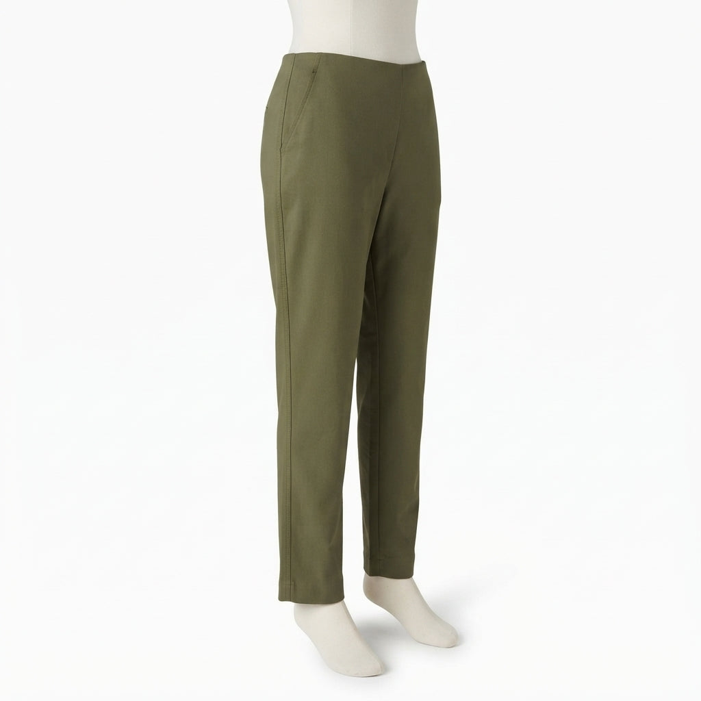 Rachel Zoe · Comfort Waist Pants · 12 · Olive