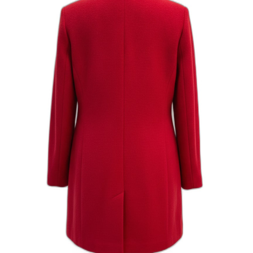 J. Jill · Wool Blend Coat · 1X · Red