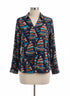Soft Surroundings · Sailboat Print · Small P · Navy Multi