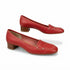 FrancoSarto · Textured Leather Penny Loafer · 9 · Red
