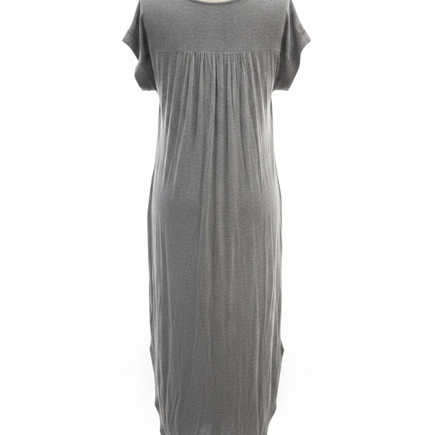 Caite · Embroidered maxi dress · Small · GrayMulti