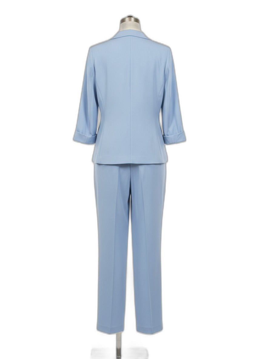 Anne Klein · Open blazer pant set · M/L · Sky Blue