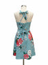 Dress · 3X · Aqua Floral