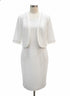 Maya Brooke · Jacket and dress set · 18 · White
