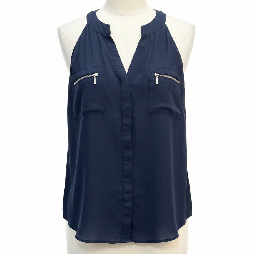 INC · Blouse · Medium · Navy