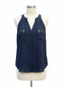 INC · Blouse · Medium · Navy