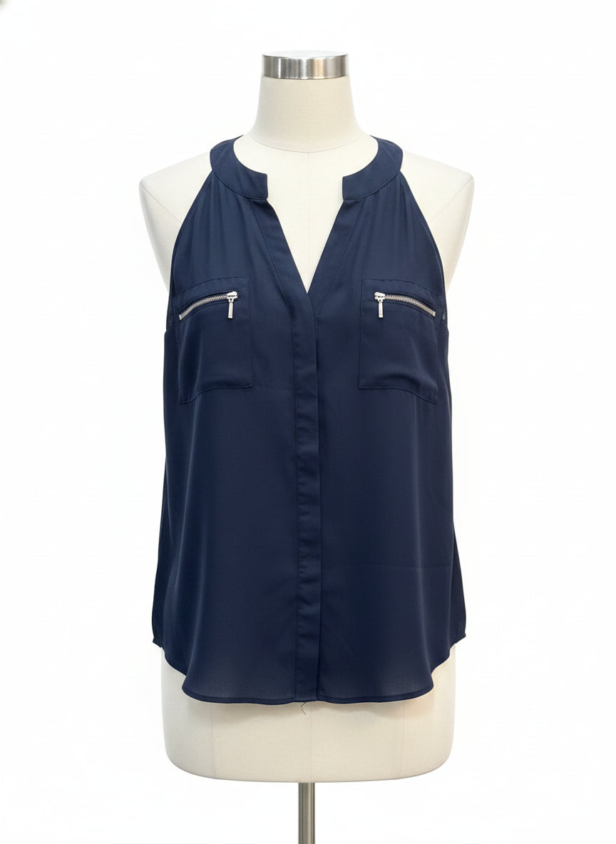INC · Blouse · Medium · Navy