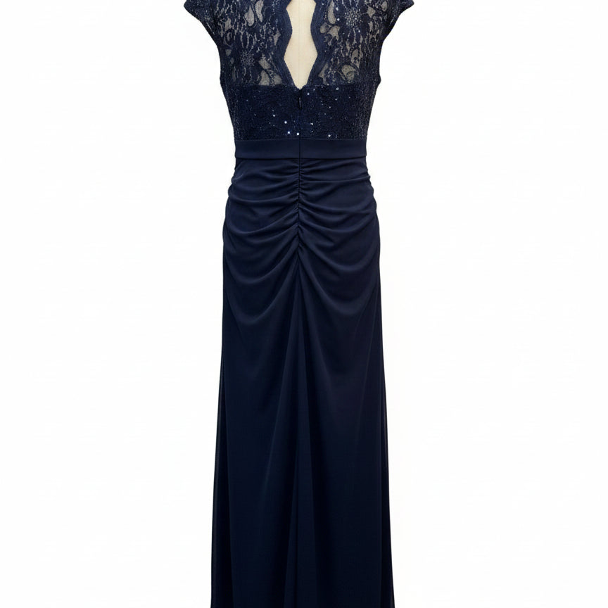 ConnectedApparel · Navy Lace Overlay · 6 · Navy