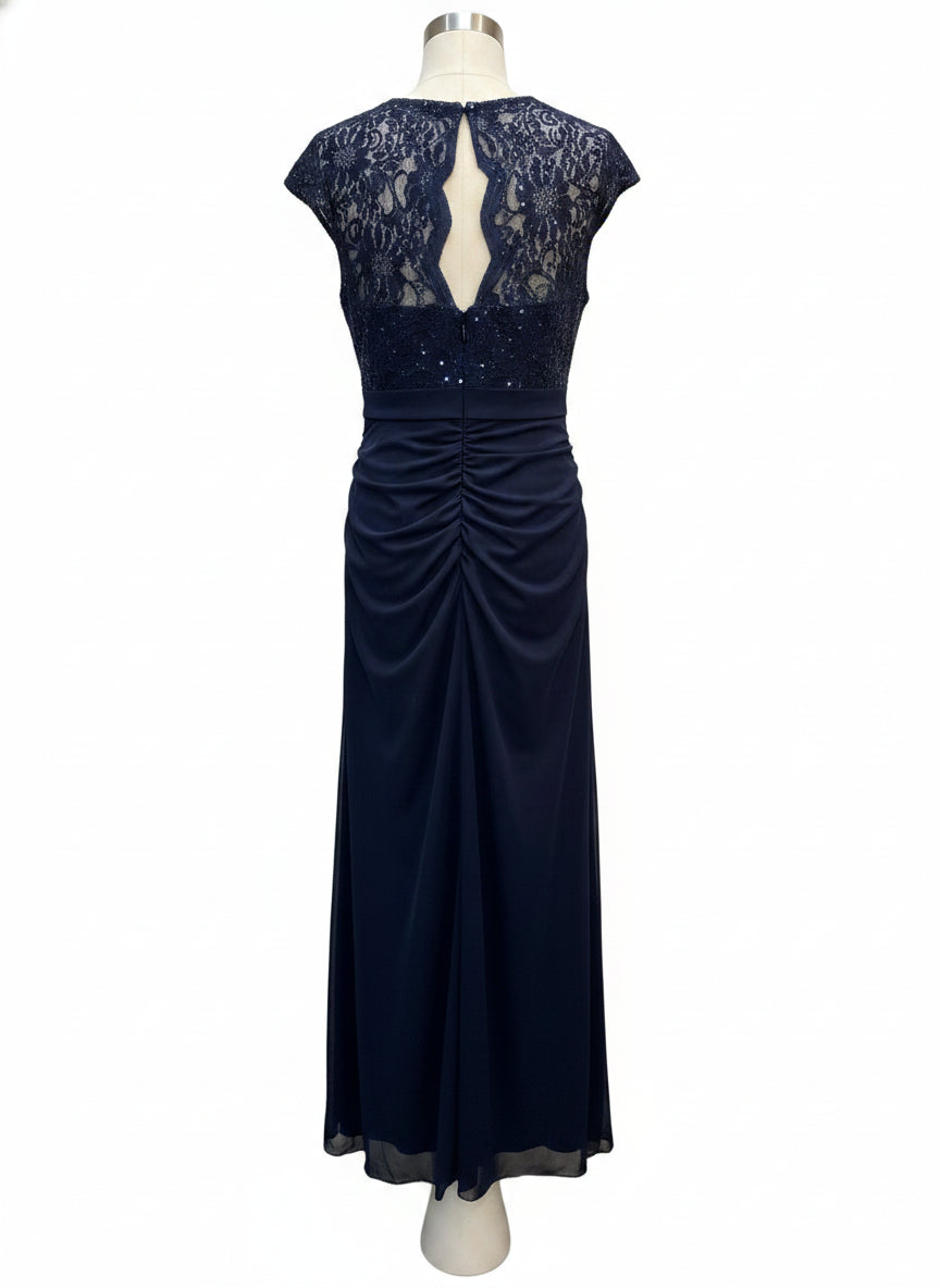 ConnectedApparel · Navy Lace Overlay · 6 · Navy