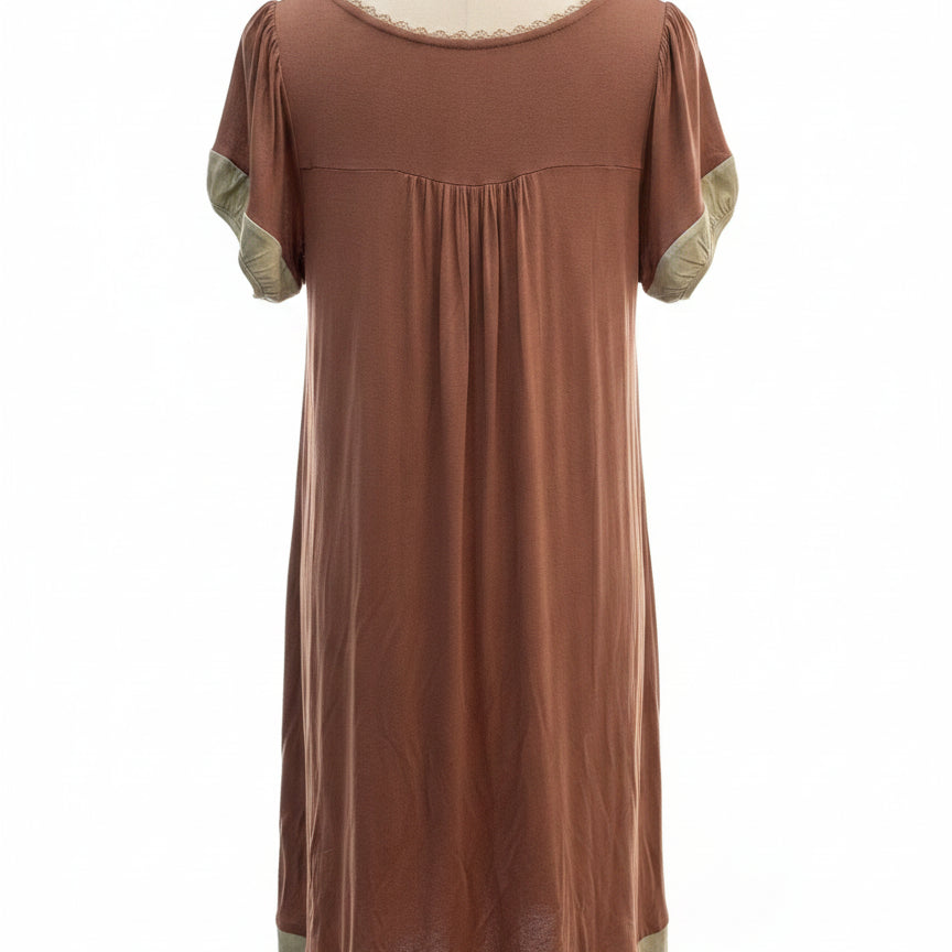 Anthropologie · Blue Tassel · Medium · BrownPink Crochet