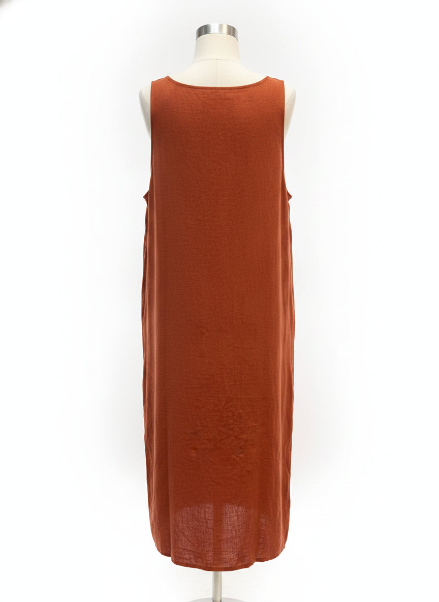 Madewell · Sleeveless Dress · Large · Terracotta