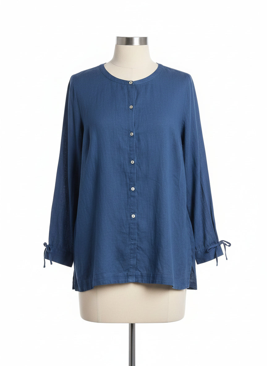 J. Jill · Bow detail on sides · Large · Blue