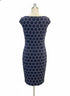 Ralph Lauren · Cap Sleeve Dress Twist front detail · 18 · NavyWhite Polka-Dots