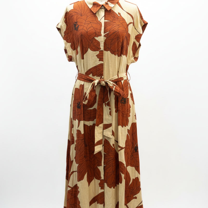 Donna Karan · Dress · 18W · Rust/Wheat