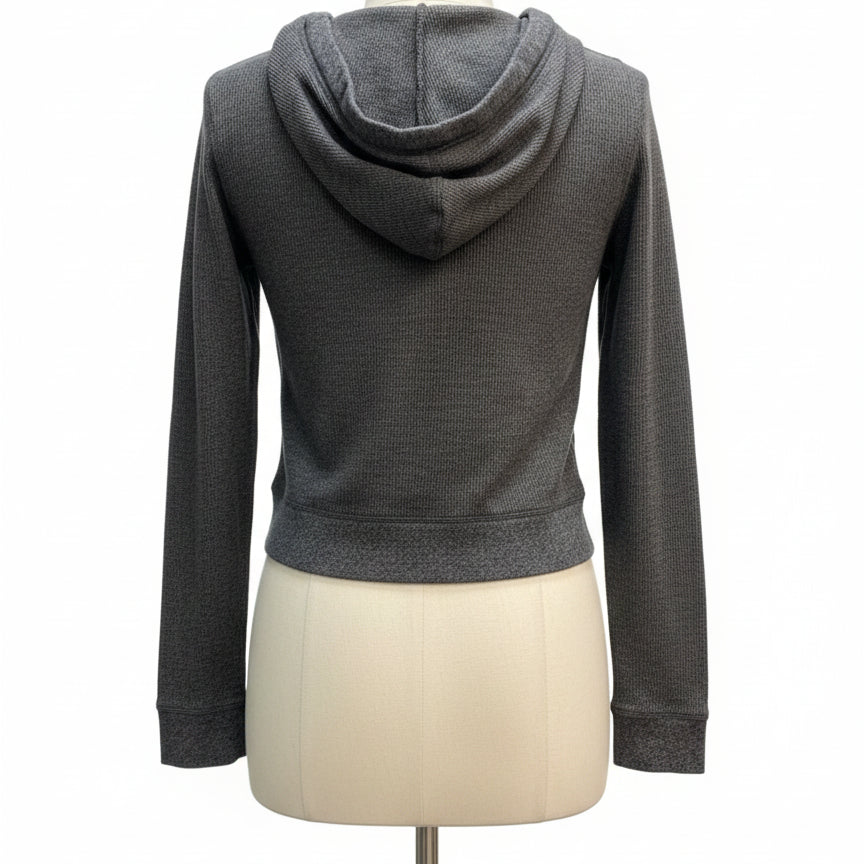 Calvin Klein · Zip Hoodie Waffle Texture · Medium · DarkGray