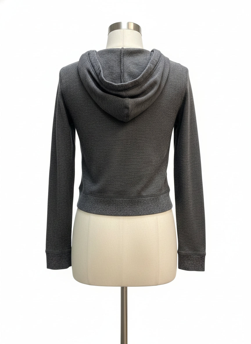 Calvin Klein · Zip Hoodie Waffle Texture · Medium · DarkGray