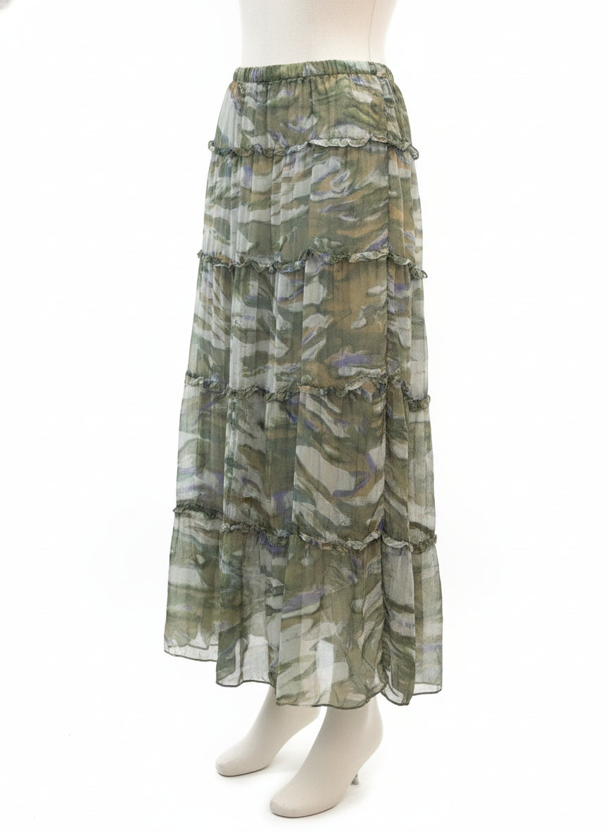 Sundance · Maxi skirt · Medium · Multi-color Abstract