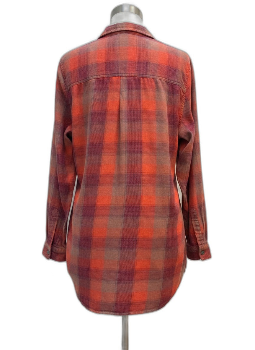 Toad&Co · Shirt · XLarge · Rust Plaid