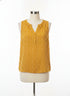 41 Hawthorn · Sleeveless Top · Large · Yellow/White