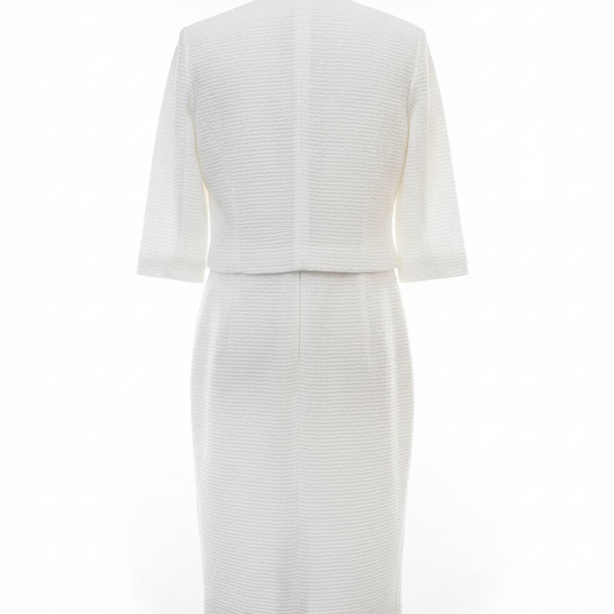 Maya Brooke · Jacket and dress set · 18 · White
