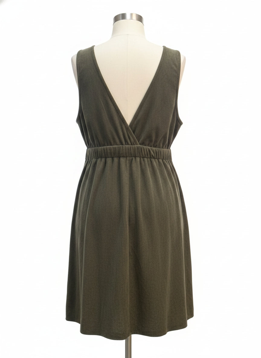 Bloomchic · Sleeveless Dress · L/XL · Evergreen