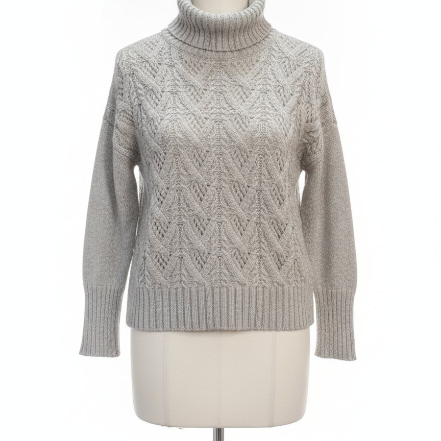 Tahari · Turtleneck · XSmall · Oatmeal