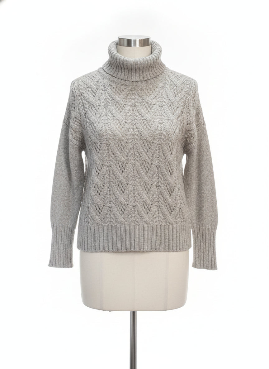 Tahari · Turtleneck · XSmall · Oatmeal