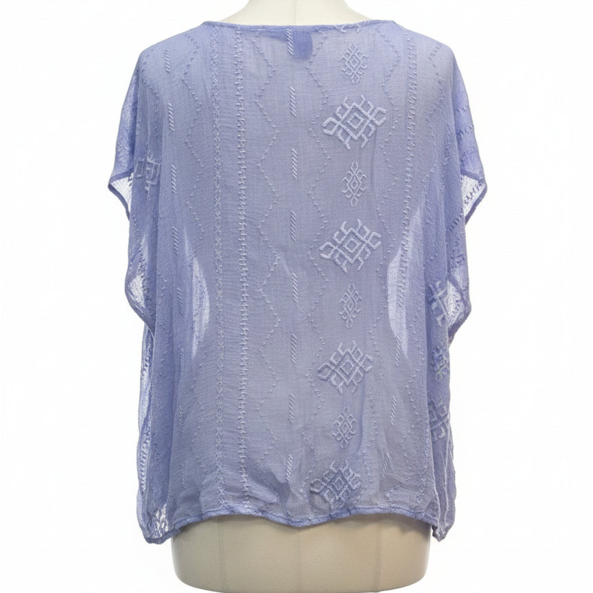 Chico's · Cap Sleeve Top · Small · Periwinkle
