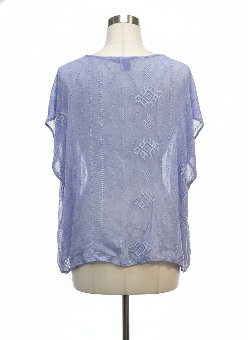 Chico's · Cap Sleeve Top · Small · Periwinkle