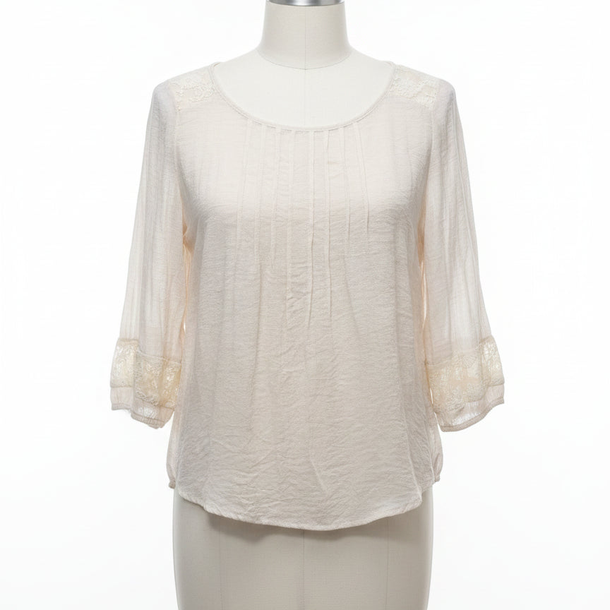 EAM · Blouse · Medium · Cream