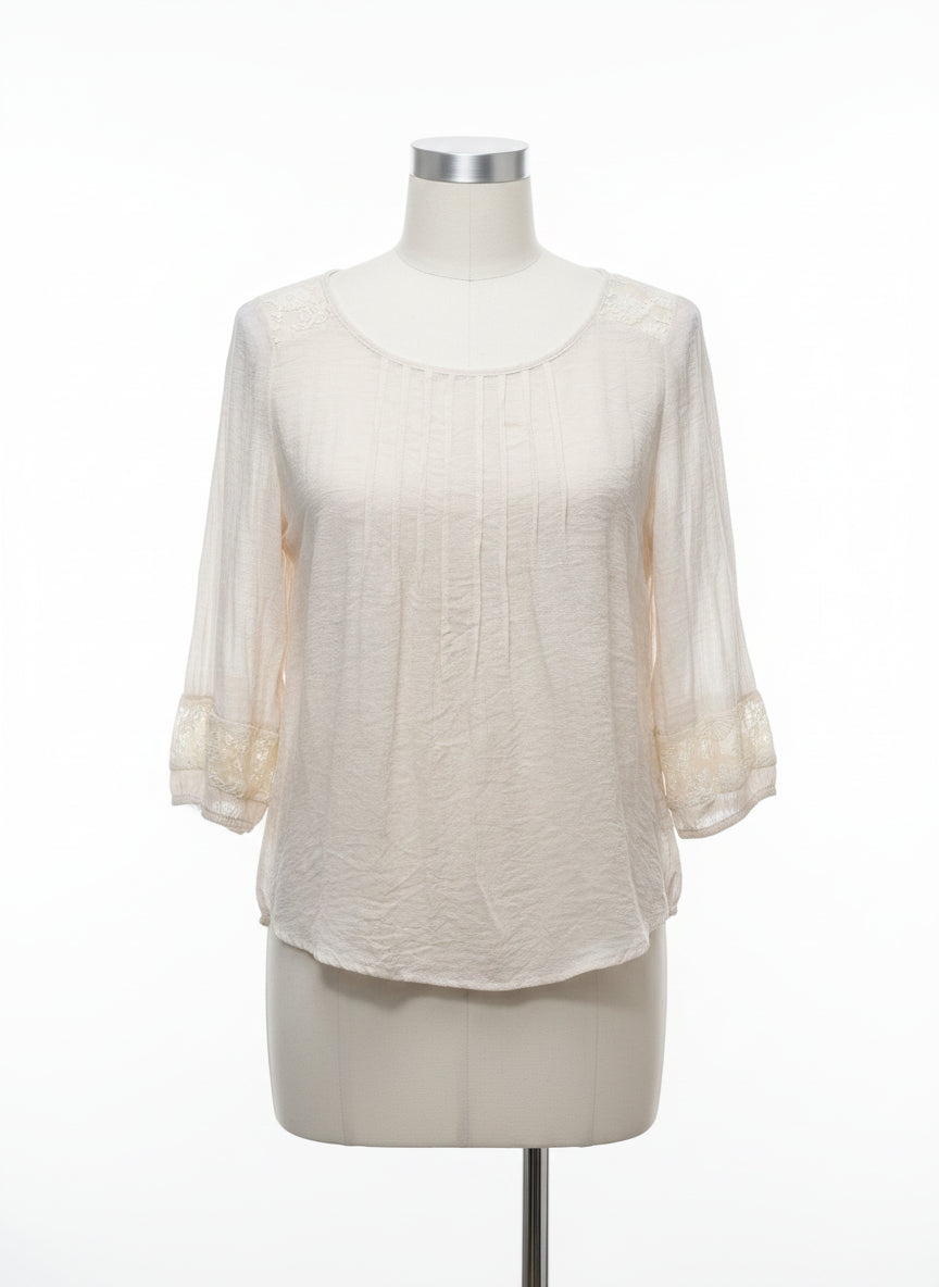EAM · Blouse · Medium · Cream