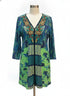SoftSurroundings · Tunic Top · Medium · GreenNavy