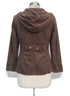 Sonoma · Hooded Double Breasted · Small · Chocolate