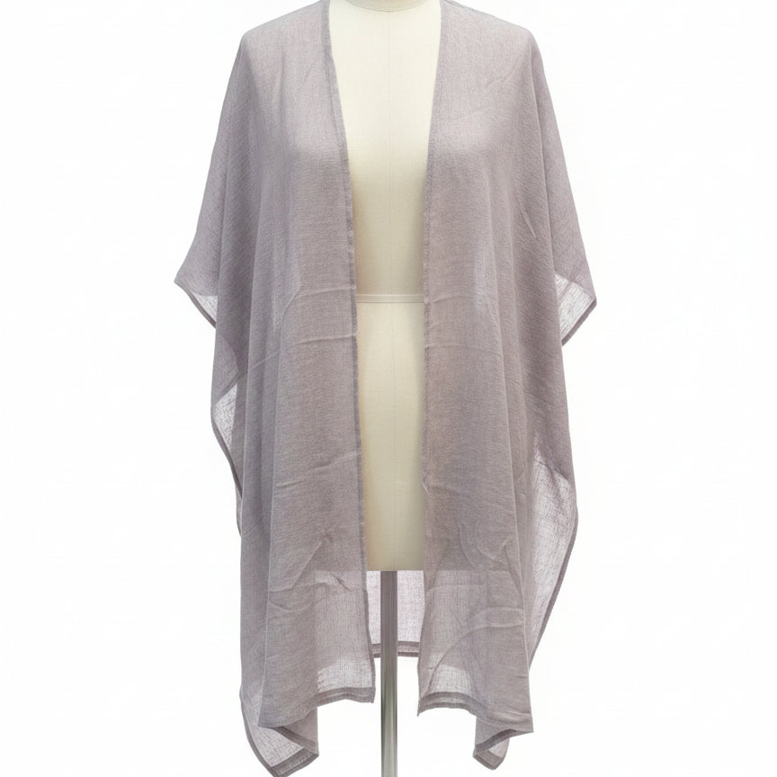 Cynthia Rowley · Ruana · OS · Lavender