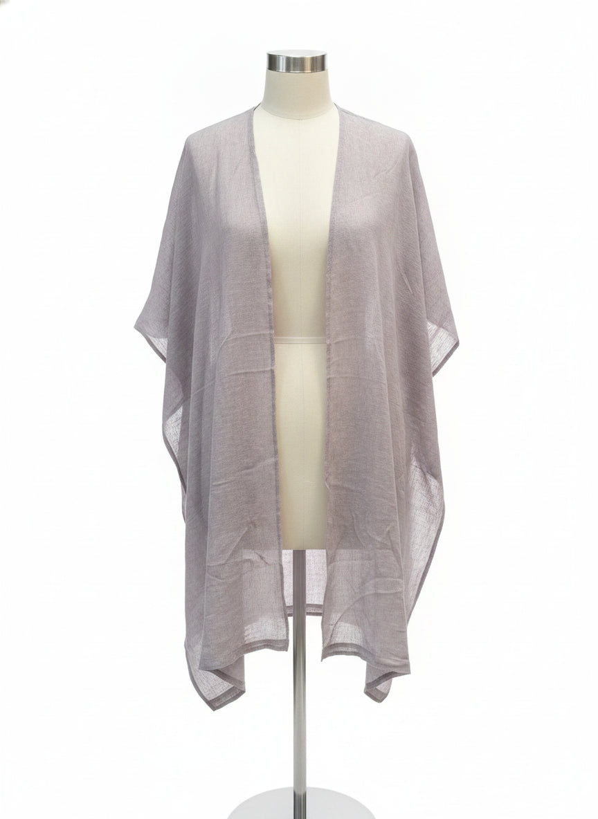 Cynthia Rowley · Ruana · OS · Lavender