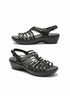 Dansko · Dana Strappy Slingback Sandals · 8.5 · Black