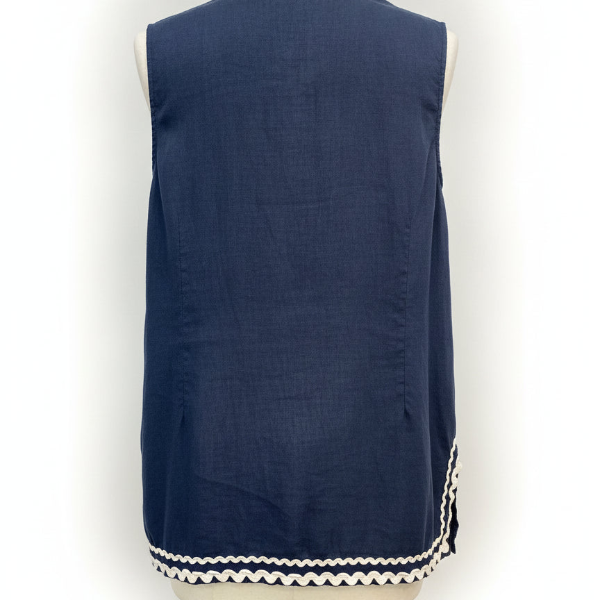 Charter Club · Dress · 2X · Navy/White