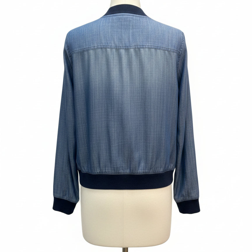 Zenergy · Zip Up Jacket · Small · Chambray