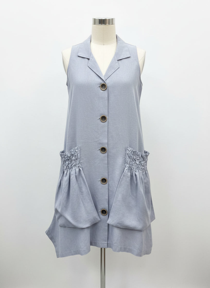 ForCynthia · Sleeveless Dress · Small · Light Blue