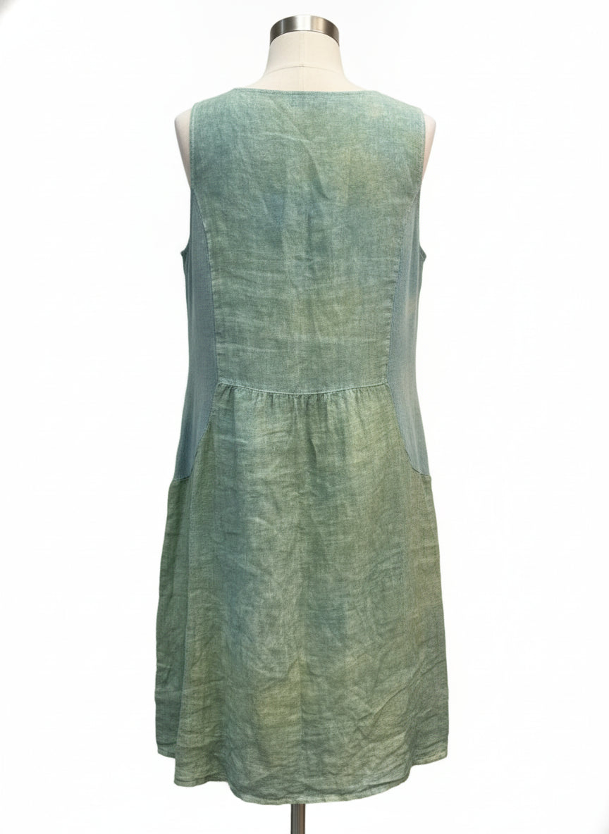 Splendid Iris · Sleeveless Dress · S/M · Greens
