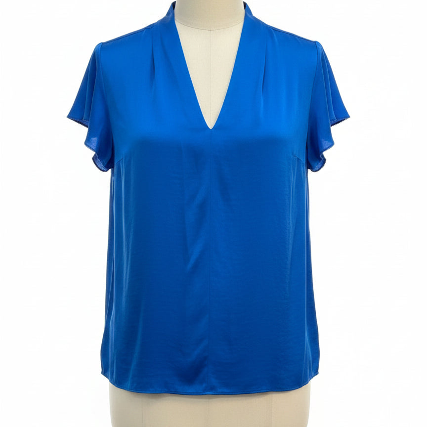 Nine West · Cap Sleeve Top · Small · Sapphire