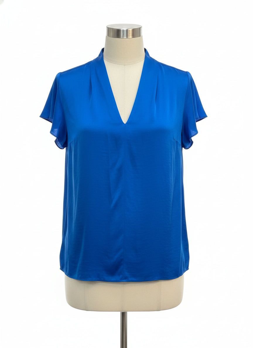 Nine West · Cap Sleeve Top · Small · Sapphire