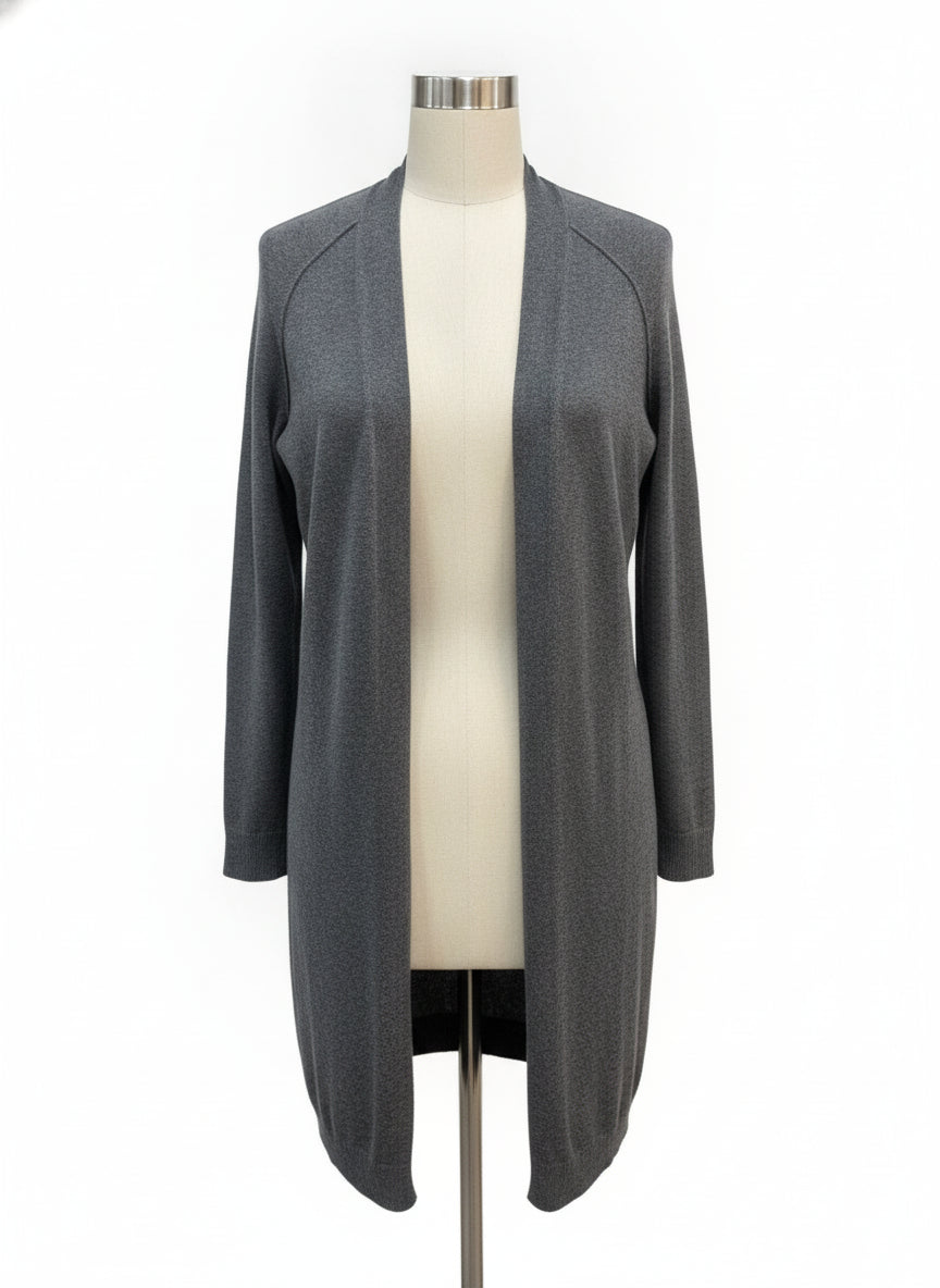 Verve Ami · Open Drape Cardigan · Large · Gray