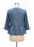 Liz Claiborne · Blouse · 1X · Chambray